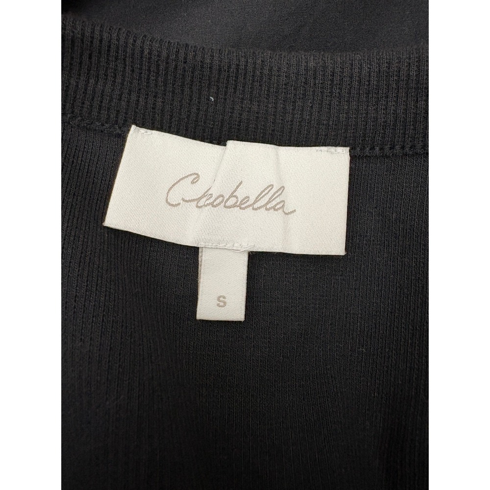 Anthropologie Cleobella Selma Midi Dress Size S Black Embroidered Puff Sleeve - Picture 9 of 11